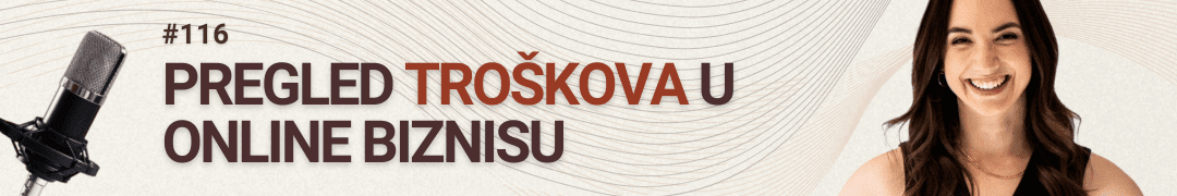 #radimposvom podcast | Glavne kategorije troškova u online biznisu