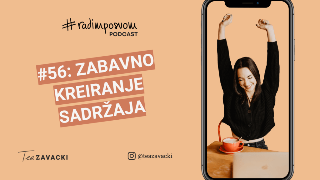 #radimposvom podcast | Zabavno kreiranje sadržaja