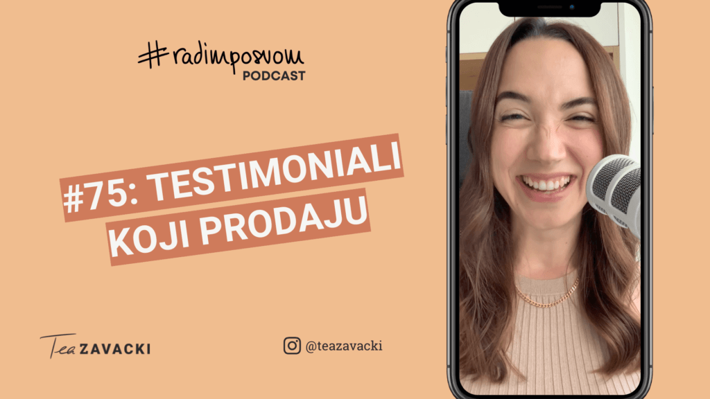 #radimposvom podcast | Testimoniali koji prodaju